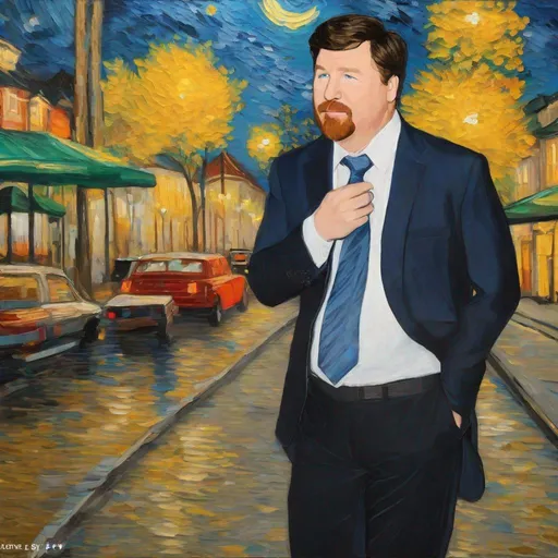 Prompt: eunha, van gogh style painting, peter griffin, theo von, corecore, shane gillis, louis ck, tucker carlson