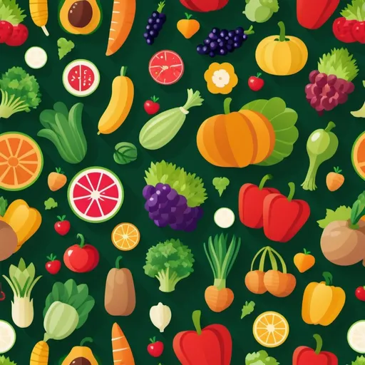Prompt: Design a digital collage representing the diversity and freshness of the fruits and vegetables delivered through the platform. Use images of farms, markets, and happy customers enjoying their healthy produce.