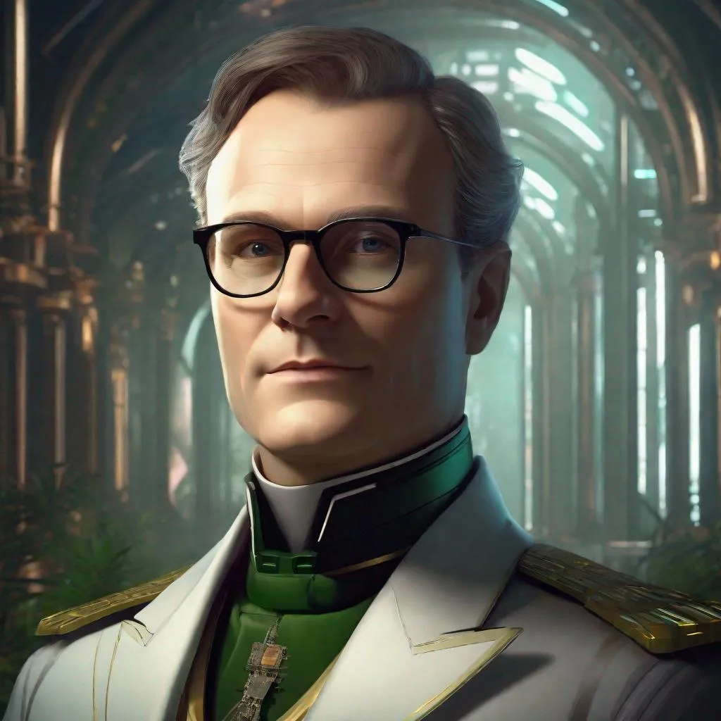 Prompt: Portrait of the biologist Gregor Johann Mendel, Sci fi, 4k, ultra high quality, in the style of, Greg rutkowski, art, digital painting