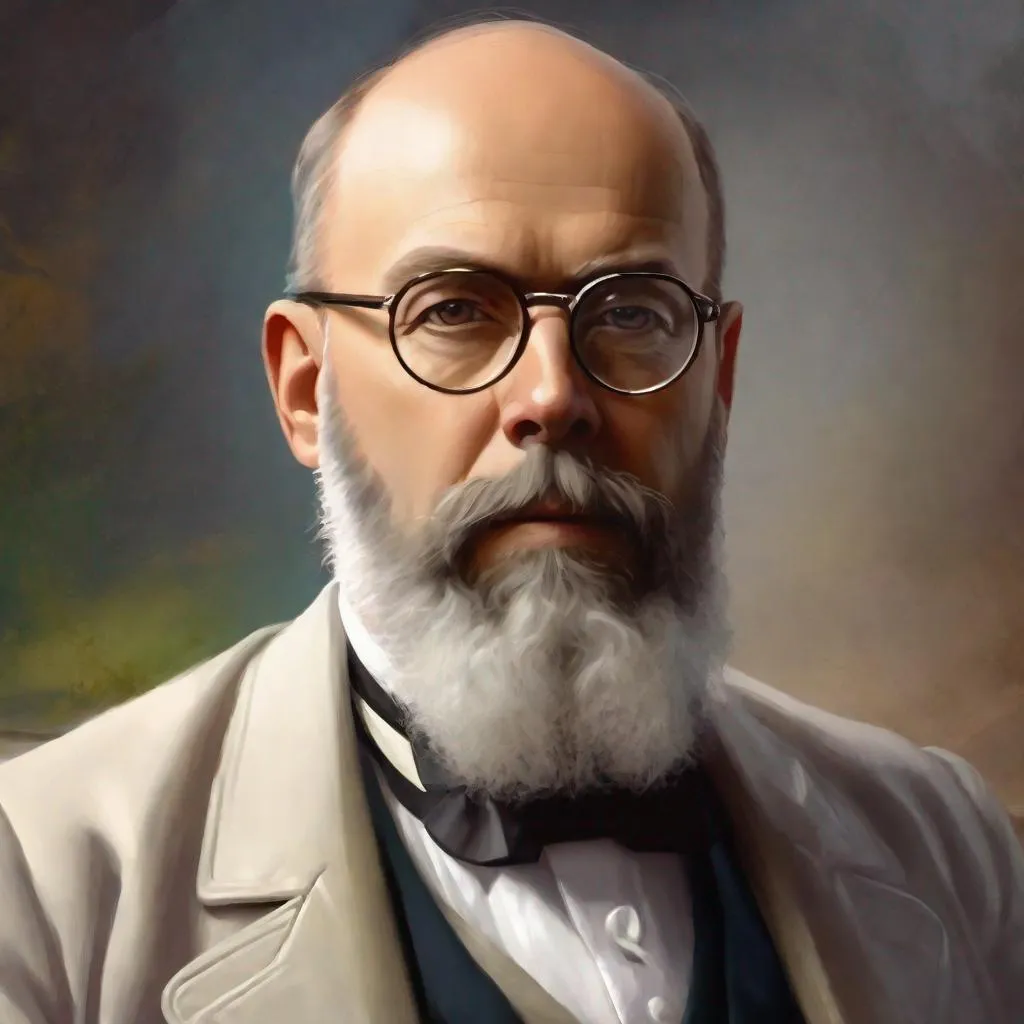 Prompt: Portrait of biologist Robert Koch, 4k, ultra high quality, in the style of, Greg rutkowski, art, digital painting