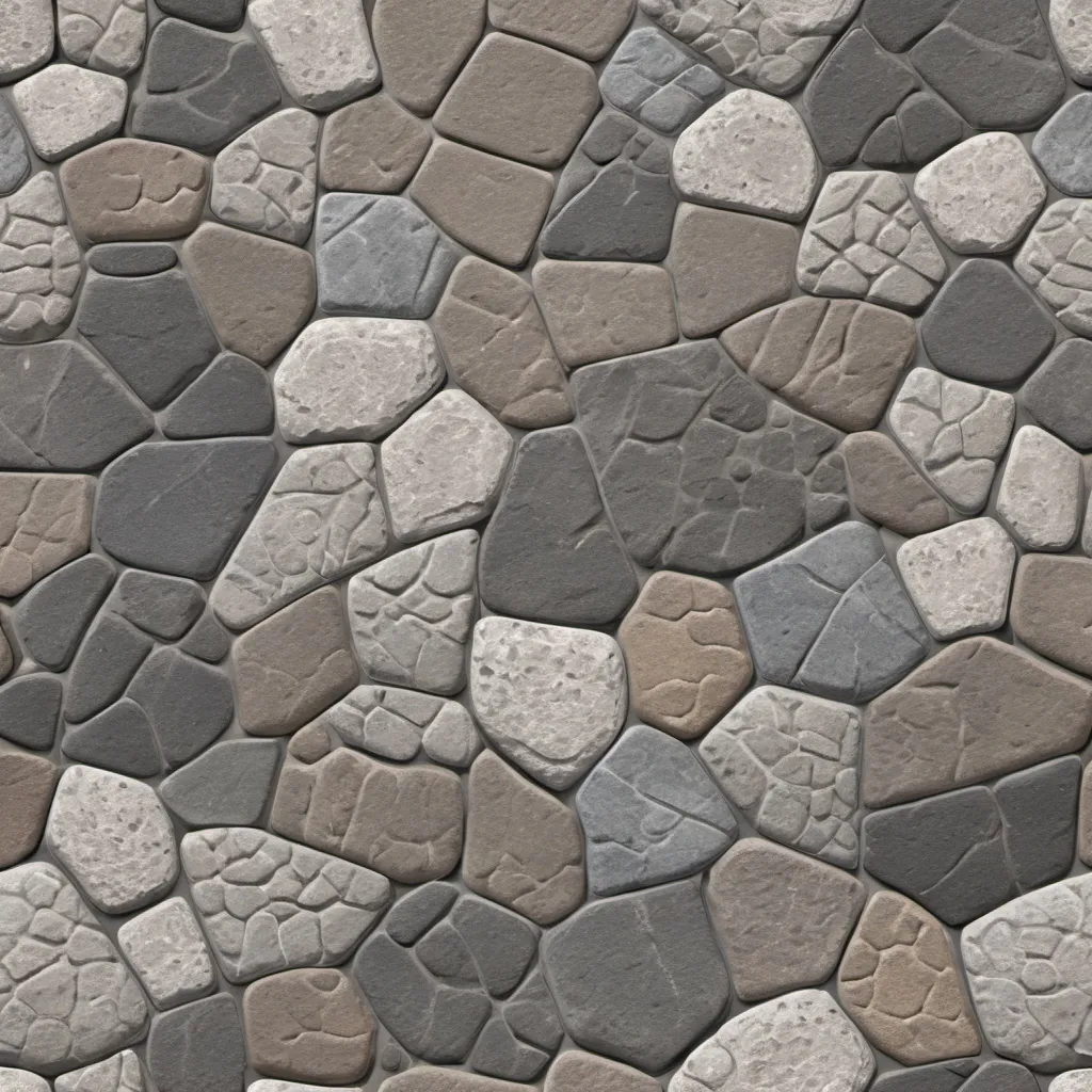 Prompt: (cobblestone texture), seamless, intricate design, organic shapes, earthy tones, rich textures, subtle variations, high detail, HD quality, visually appealing, natural appearance, suitable for 3D design or environments, invites touch, captivating depth and dimension, ideal for various applications, beautifully crafted and harmonious pattern.