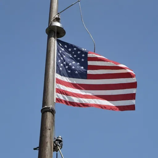 Prompt: Flag at 1/4 mast and in dire distress true to this all emergencies.
