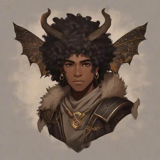 Prompt: a tiny light brown skin younger male, {{{{{no facial hair}}}}}, Pixie race, tattered soot covered Vantablack moth wings on back, featuring an aberrant dragonmark scar on his shoulder. He's styled as an lighter tone earth-themed Rune Knight Barbarian, wielding druid like gargantuan tree trunk three times his size, with a build like Miles Morales, in a fantasy forest background, The art can be a sketch, drawing, or illustration.