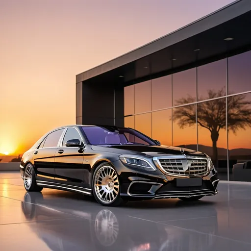 Prompt: A car, mercedes s600 brabus