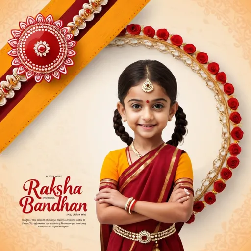 Prompt: Raksha Bandhan  poster design