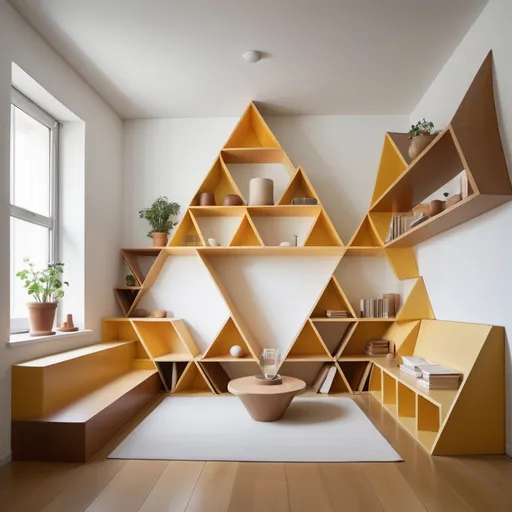 Prompt: A bright, orderly room that exudes simplicity and structure. Everything is arranged in a sequence, reflecting the nature of non-negative integers (0, 1, 2, 3, ...).

    Visual Elements:
        Shelves or steps numbered in order: 1, 2, 3, and so on.
        Geometric decorations, such as triangular patterns or groups of dots.
        A timeline starting from 0 and extending infinitely in one direction.

    Atmosphere:
    Clean, vibrant, and filled with a sense of progression.