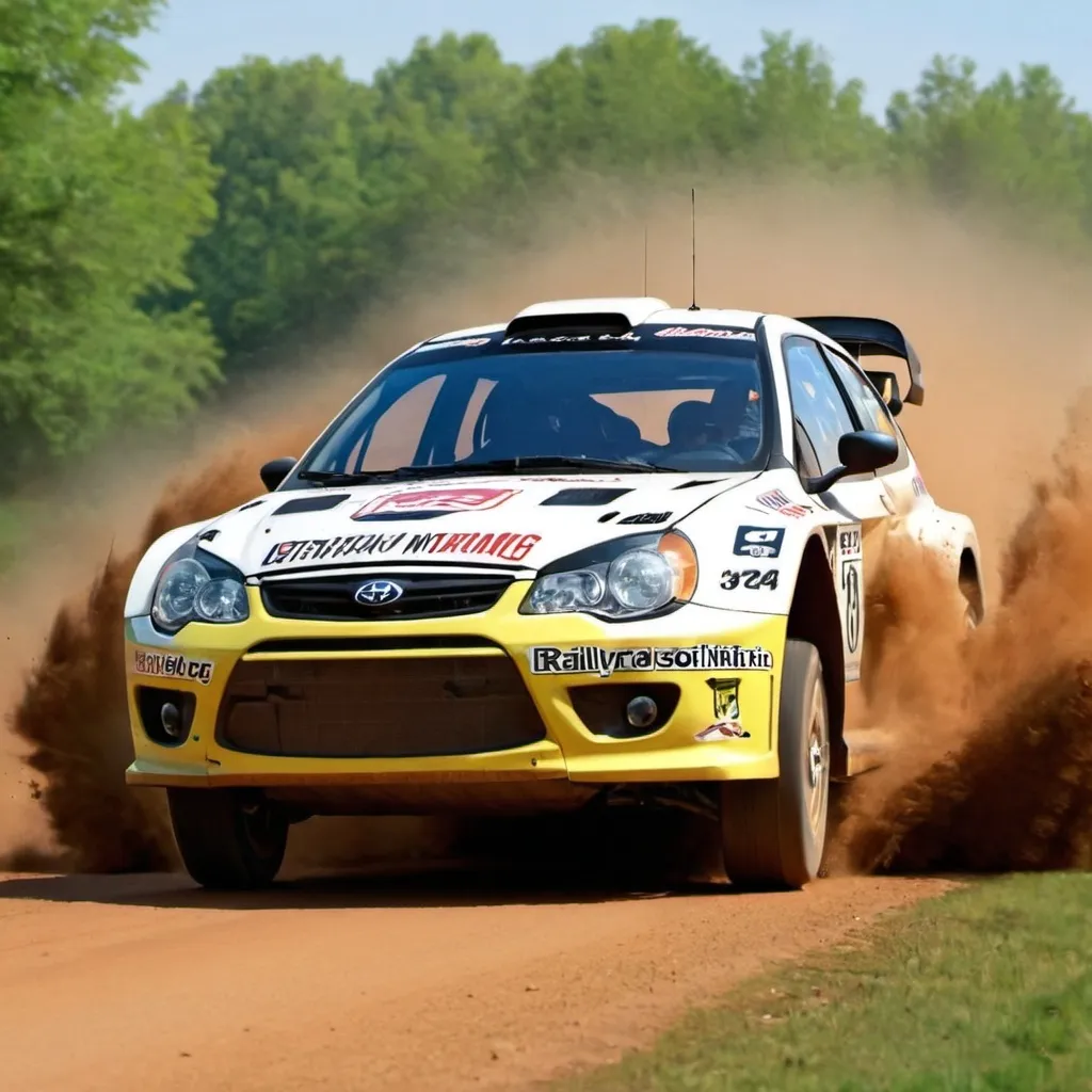 Prompt: Rally Racing 