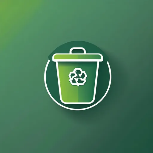 Prompt: Create a (((logo))) that embodies the essence of 'Everywhere Bin Finder,' a popular app that helps people locate ((lost or misplaced bins)) across different cities and towns. The design should feature a sleek and modern aesthetic, highlighting the capabilities of the app in an inviting and approachable manner. Consider using a mix of green and inviting tones to convey a sense of professionalism and customer satisfaction. no word on picture.