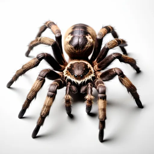 Prompt: real tarantula no background