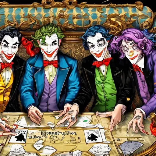 Prompt: Joker's Riddles club
