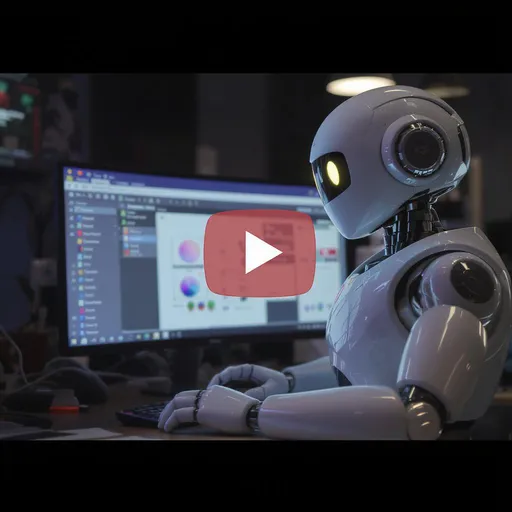 Prompt: القصة ربوت خبير جرافيك ديزاين
المكان طرابلس
ليبيا
المدة للفيديو 33 تانية
يحتوي ان الفيديو يحكي عن ربوت خبير جرافيك ديزاين
جاهز للعمل
دائما
التواصل عبر بريد الفيس
طرابلس
ليبيا