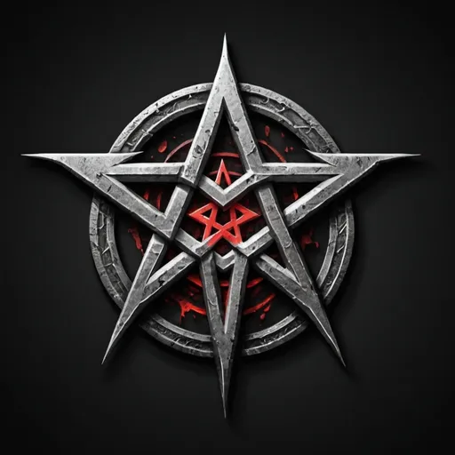 Prompt: Make a heavy-metal inspired Logo with the following word, all in caps: "LILITH".  It should have a sharp, pointy font, and also have an upside down pentagram in the logo