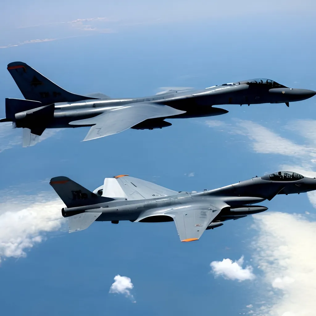 Prompt: B-1 Bombing runs over the Middle East. War coming...