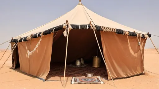 Prompt: A Bedouin tent with spoils