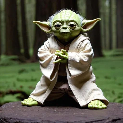 Prompt: Yoda yodaling