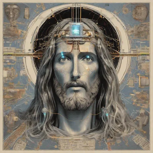 Prompt: Artificial Intelligence Jesus Christ