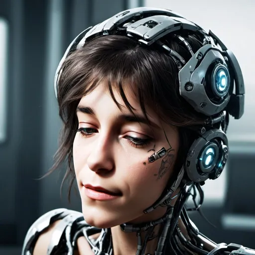 Prompt: full length :2, best quality, perfect hands, perfect fingers, intricate detail, highly detailed, we see a gorgeous lady cyborg, full color, unreal engine,