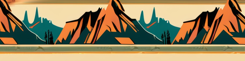 Prompt: an organic illustration pattern for a website about zion national park lodge with a tone that speaks to the park's geology and canyon colors