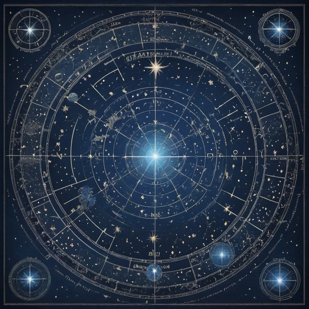 Prompt: star map, fantasy