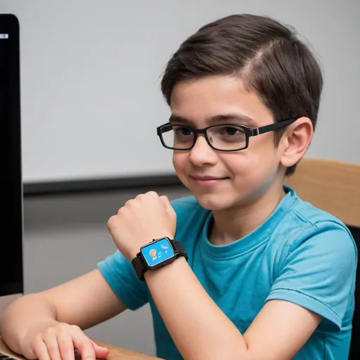 Prompt: Create and Design AI enabled MoodSensing watch for children with disabilities