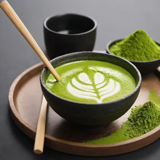 Prompt: Make me a matcha picture for my online bussines
