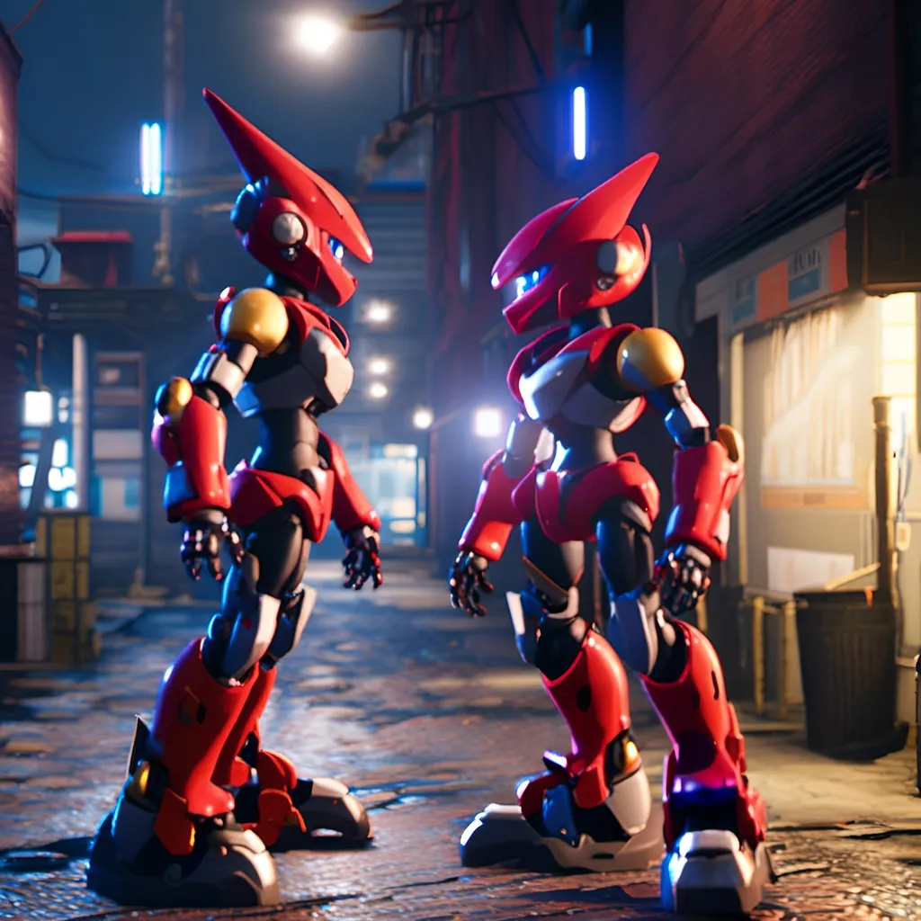 Prompt: <mymodel> robots arguing in a alley, photorealistic, live action, unreal engine 5