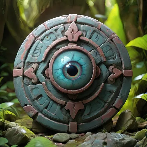 Prompt: While exploring a hidden temple deep within the mountains, Chris stumbled upon an ancient, mystical relic—the Eye of Eternity. 