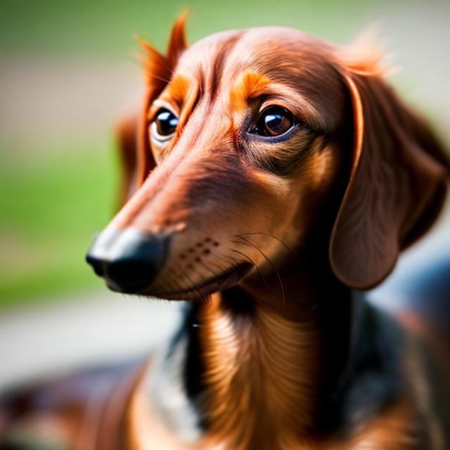 Prompt: Barking dachshund 