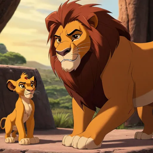 Prompt: Semba, the lion king, is instructing his son Tomy how to prepare for the next GAT challenge. He asked, "Are you ready for today's easy GAT preparation challenge?" You must solve it in 30 seconds. Pay attention; the tough answer will be at the end of the movie," then he counts "3, 2, 1 start."  