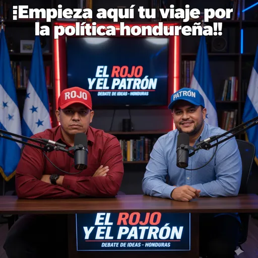 Prompt: animar podcast de politica Hondureña, hacer intro