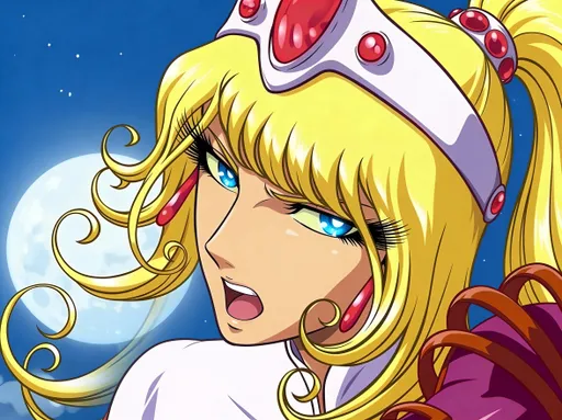 Prompt: Light blue eyes