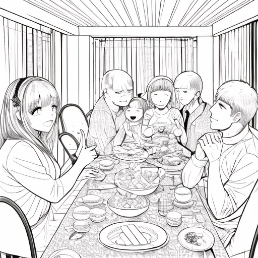 Prompt: family gathering