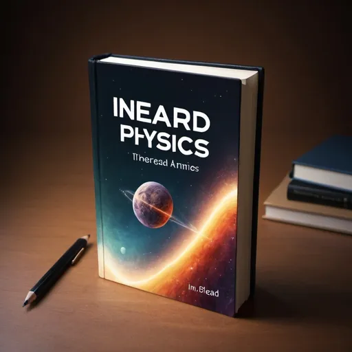 Prompt: Make unique book cover picture with the name inheard physics 