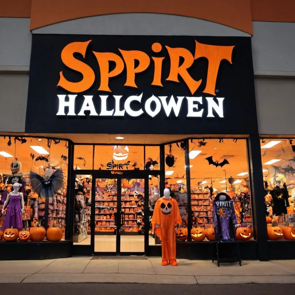 Prompt: Spirit Halloween store