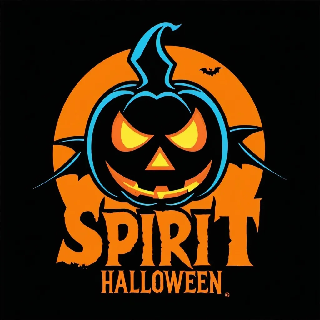 Prompt: Spirit Halloween logo