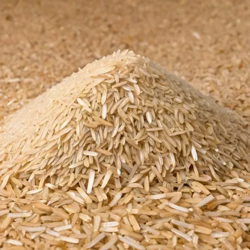 Prompt: Use rice husks to improve alkaline soil