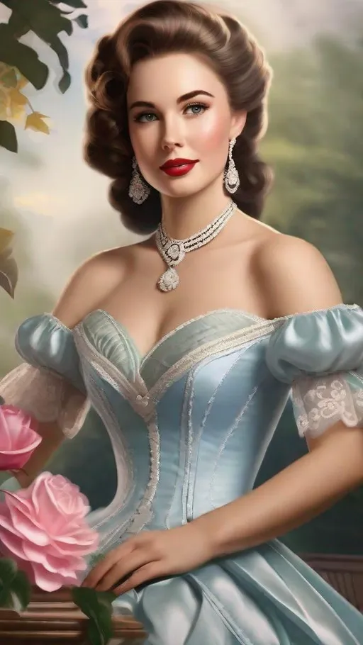 Prompt: Make a realistic image of Southern Belle of the 20th century, beautiful southern belles, photorealistic, ultra detailed photorealistic image 
