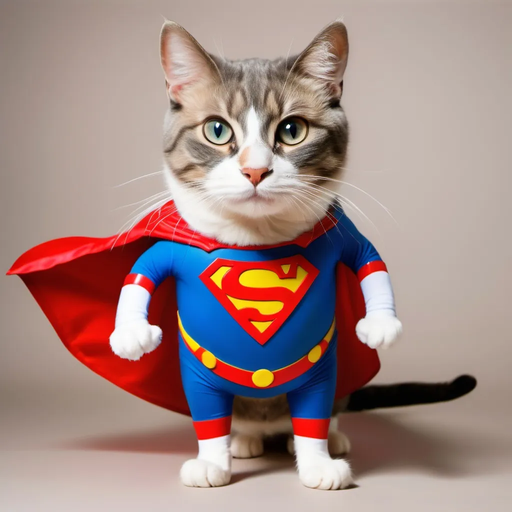 Prompt: Un super gato