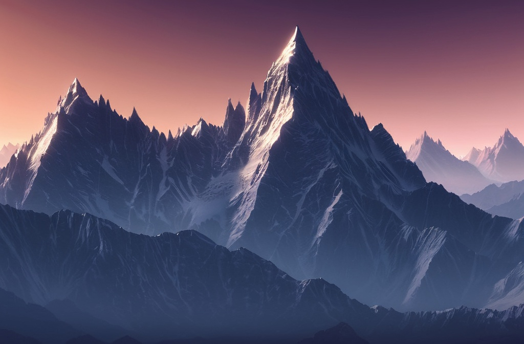 Prompt: Mountain Peaks 1080p