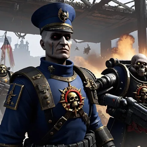 Prompt: Warhammer 40k: darktide 2 leaked gameeplay