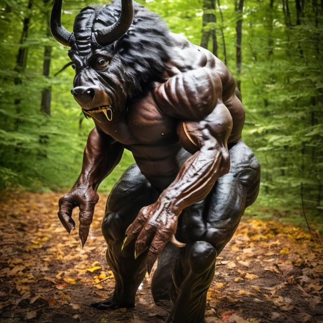 Prompt: Ohio beast