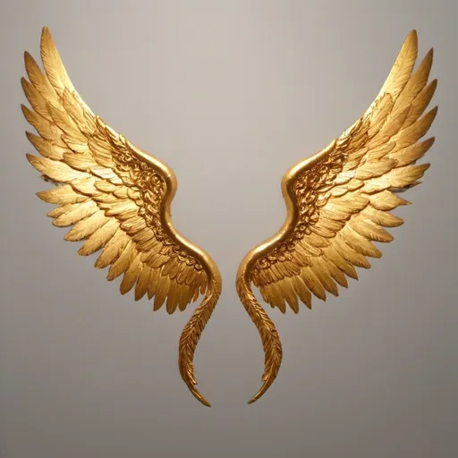 Prompt: Golden wings