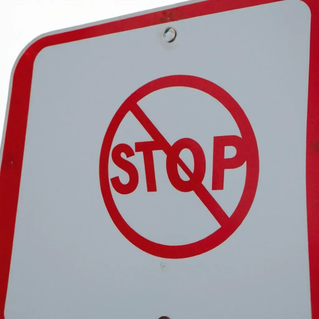 Prompt: Stop sign