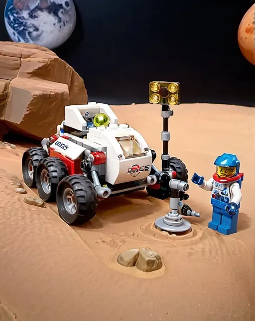 Prompt: space rover