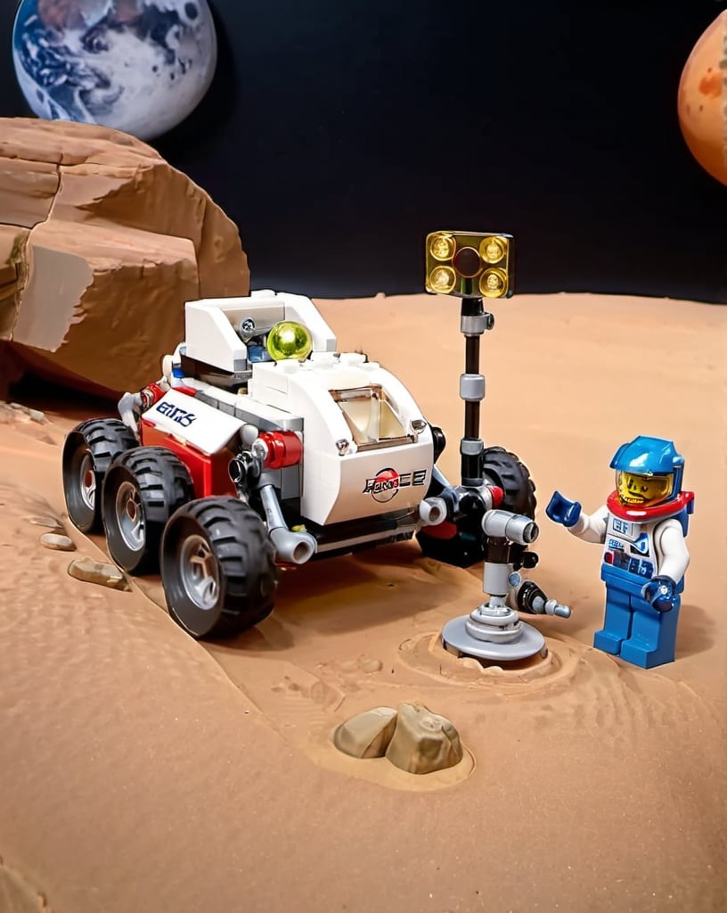 Prompt: space rover