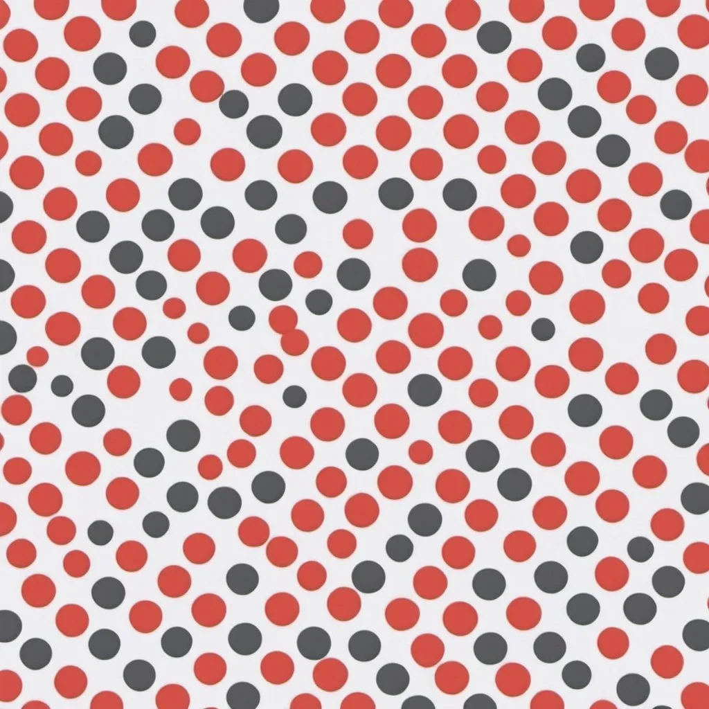 Prompt: polka dots pattern