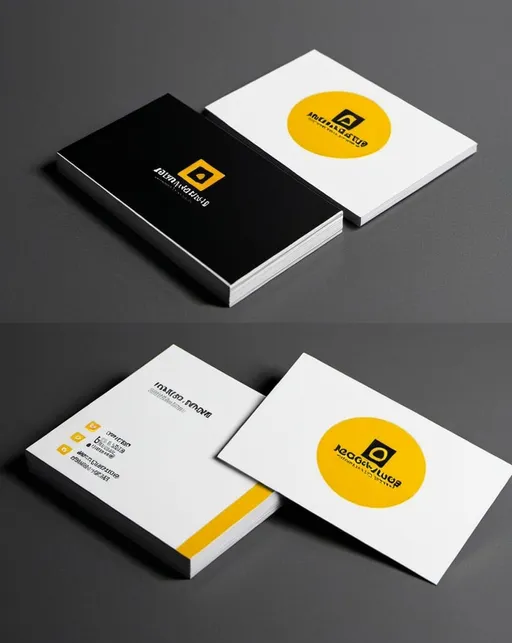 Prompt: business card design mockup