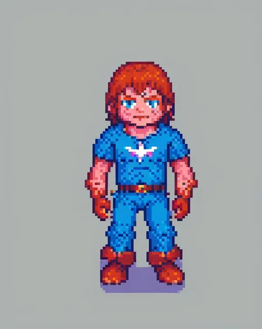 Prompt: 8-bit hero