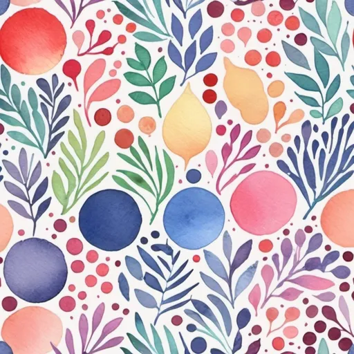 Prompt: watercolor patterns
