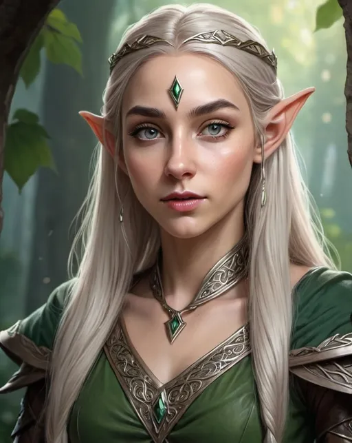 Prompt: elven princess, hyper-realistic character portrait, fantasy character art, illustration, dnd
